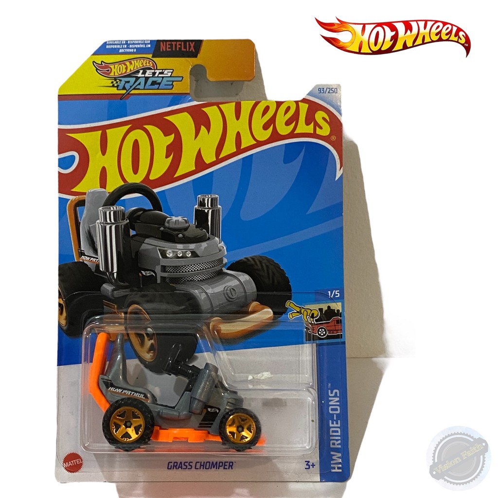 HOT WHEELS HW RIDE ONS 2024 93 250 GRASS CHOMPER Shopee Malaysia
