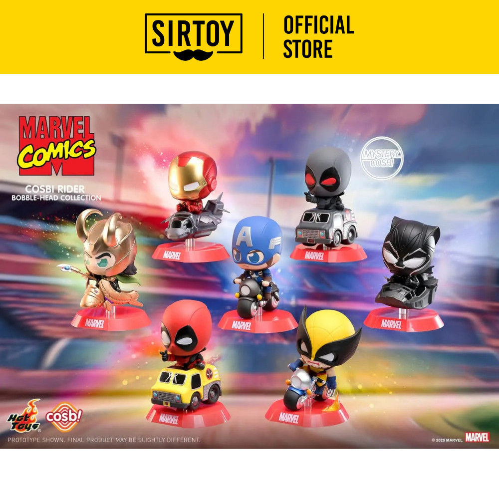 Hot Toys Marvel Comics Cosbi Rider Bobble Head Collection CBX225 Series Blind Box Cosbi Rider