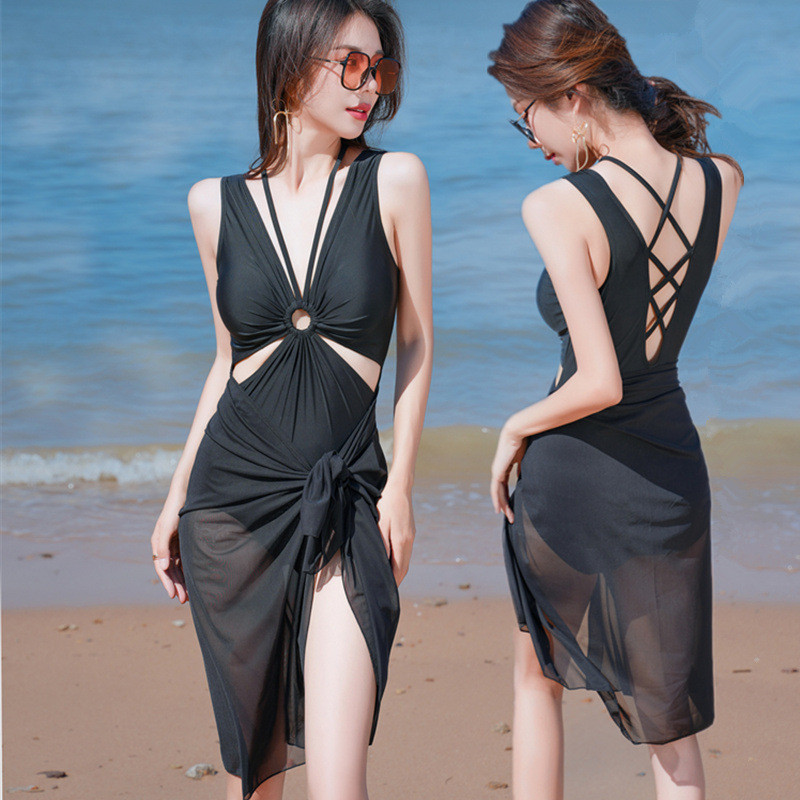 Sexy Bikini Vacation Seaside Hot Spring Korean Split Three Piece