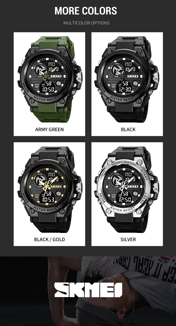 Skmei Japan Digital Movement Waterproof Men Watch Sports Luxury Quartz