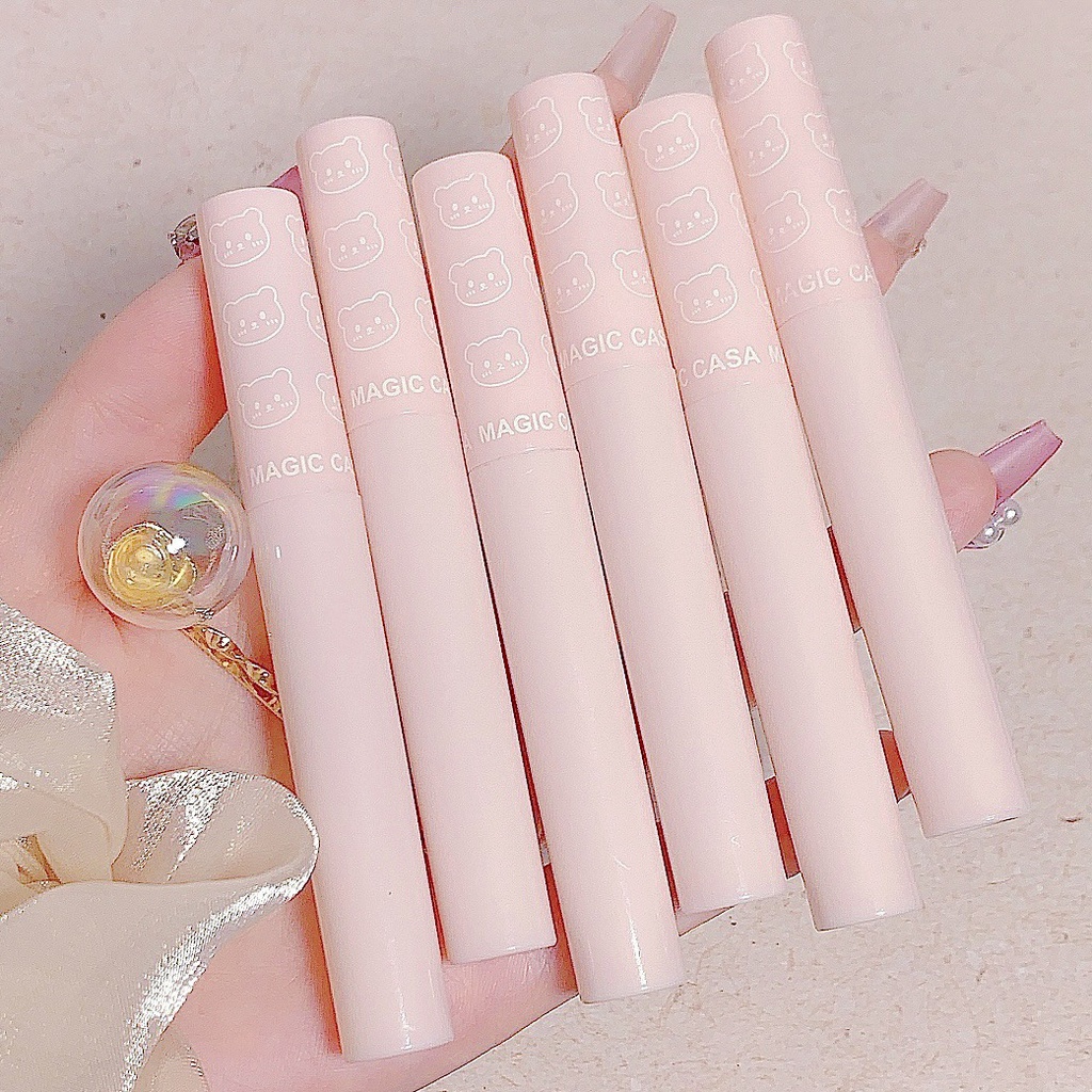 Bubble Lip Glaze Mirror Water Light Glass Korea Natural Nude Lipstick