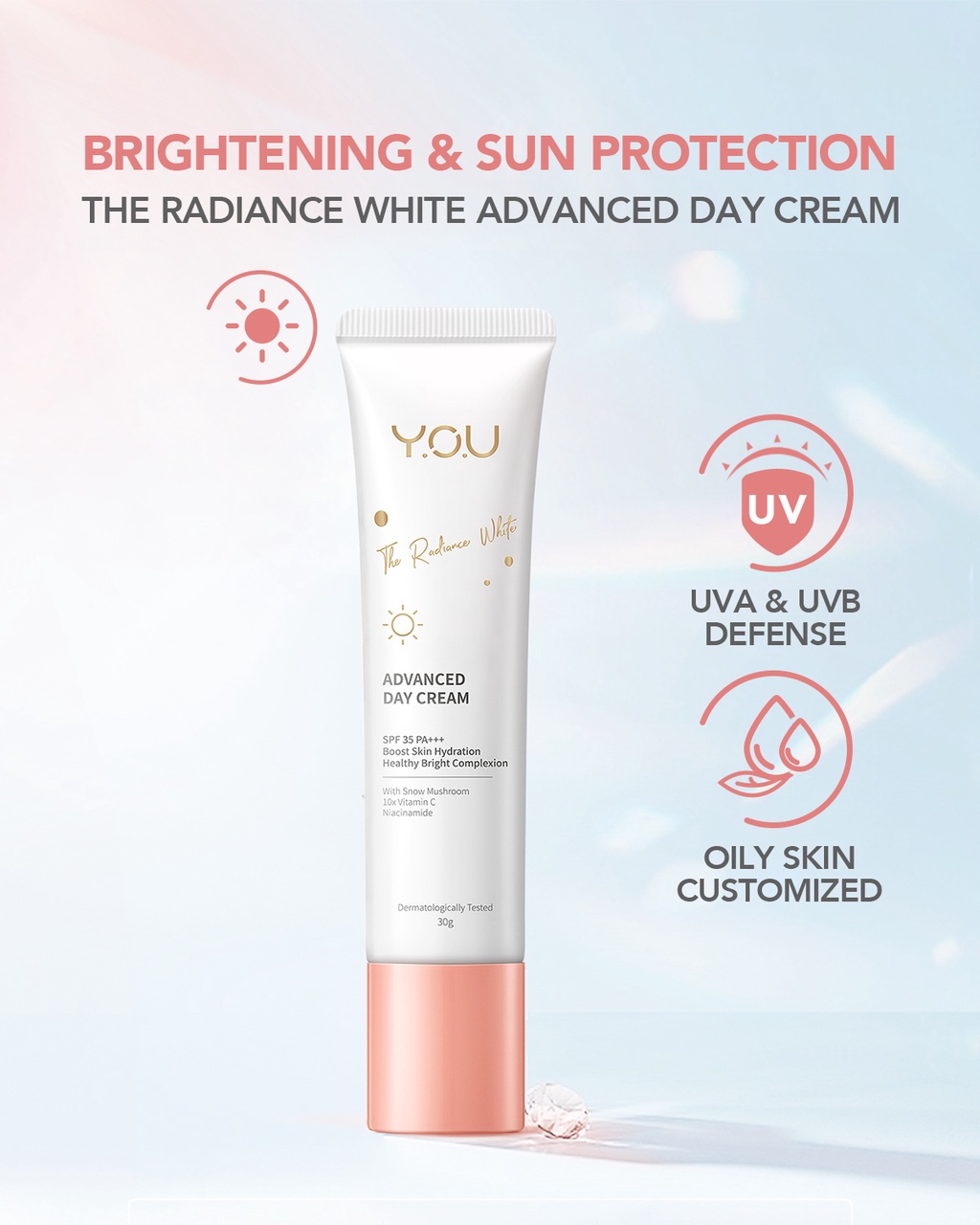 Off You The Radiance White Advanced Day Cream Spf Pa