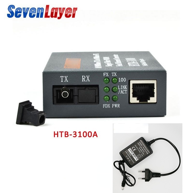 Fiber Transceiver Media Converter Htb Optical Fiber Single Fiber