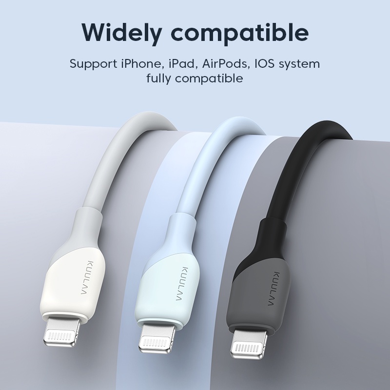 Apple MFi CertifiedKUULAA 30W Type C To Lightning Cable For IPhone 14