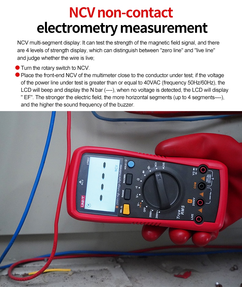 Uni T Ut V High Voltage Digital Multimeter For Mine Ac Dc