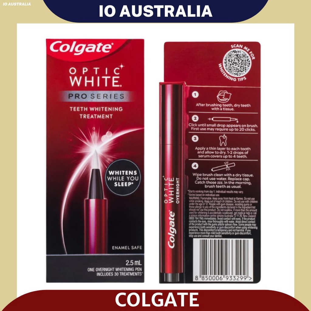 Colgate Optic White Overnight Teeth Whitening Treatment Pen Unit