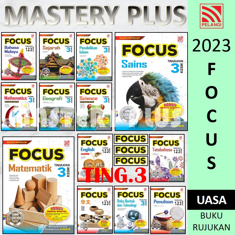 FOCUS TINGKATAN 3 KSSM BUKU RUJUKAN UASA FULL COLOUR SAINS SCIENCE