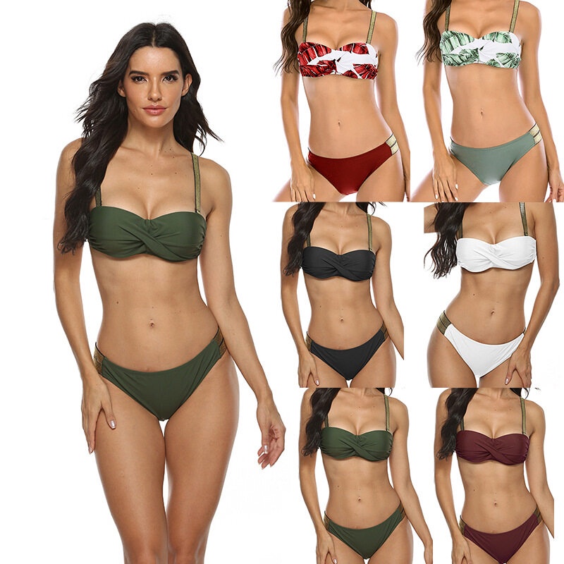 Summer Sexy Women Bikini Sets Push Up Swimsuit Female Two Pieces