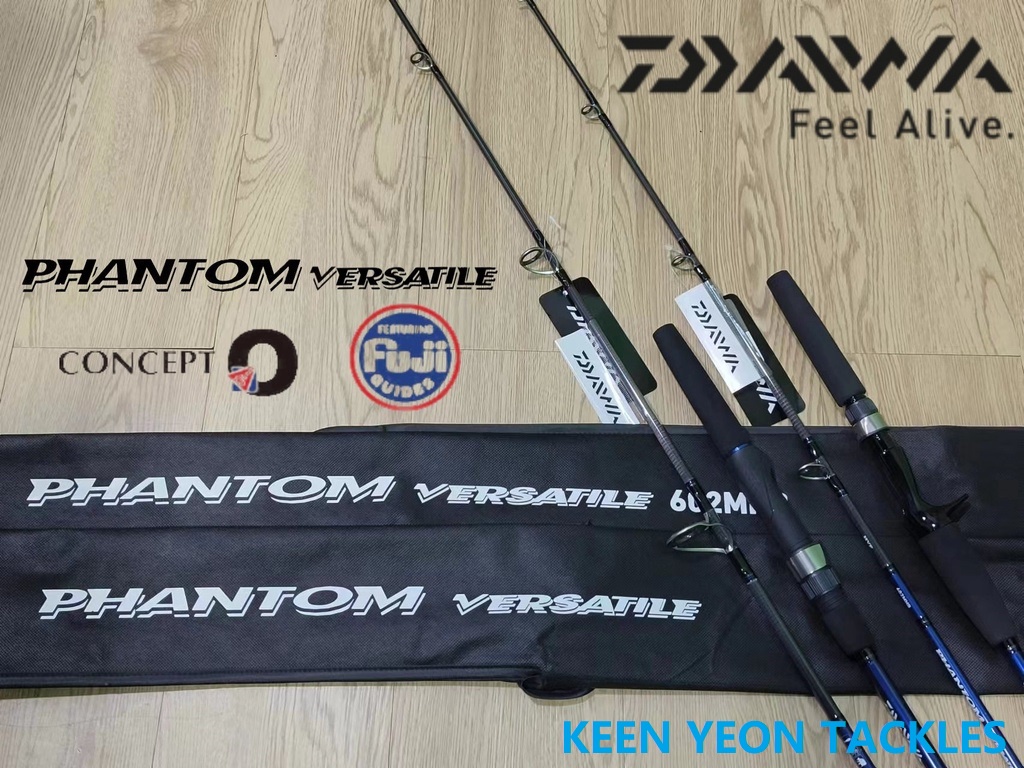 Daiwa Phantom Versatile Rod Spinning Baitcasting Shopee