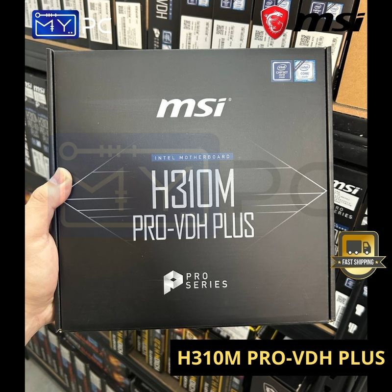 Ready Stock MSI H310M PRO VDH PLUS M ATX Motherboard LGA1151 8th 9th