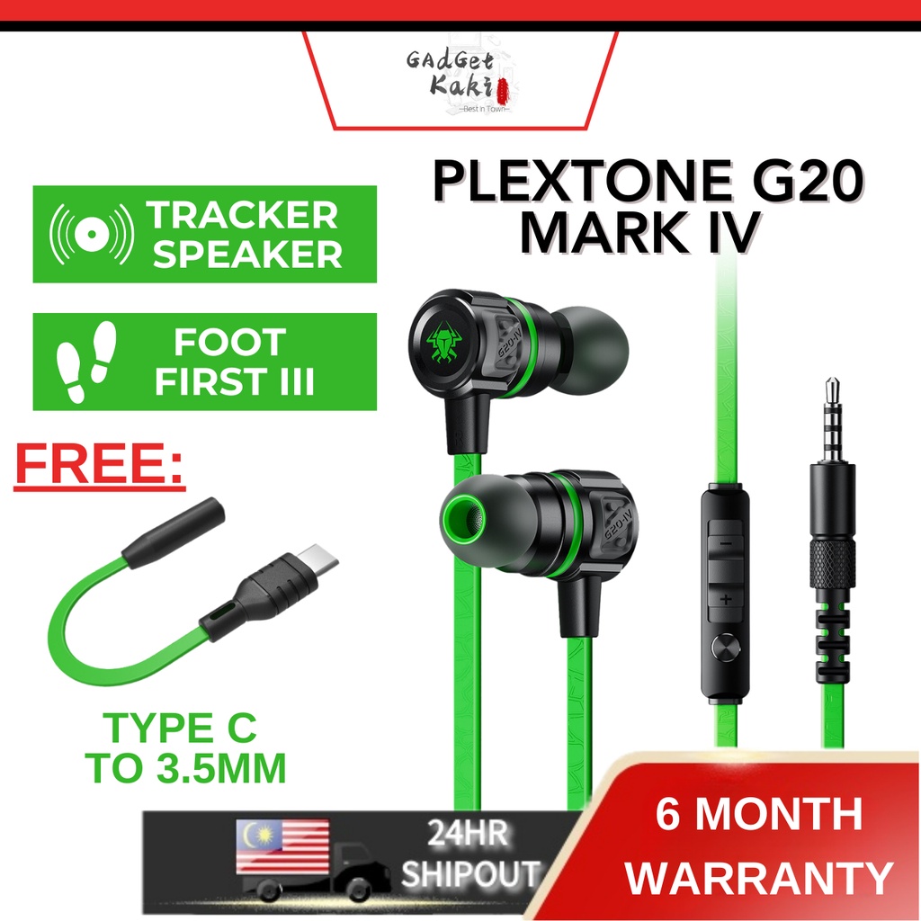 PLEXTONE Earphone G20 MARK IV Noise Reduction Magnet In Ear Earphone