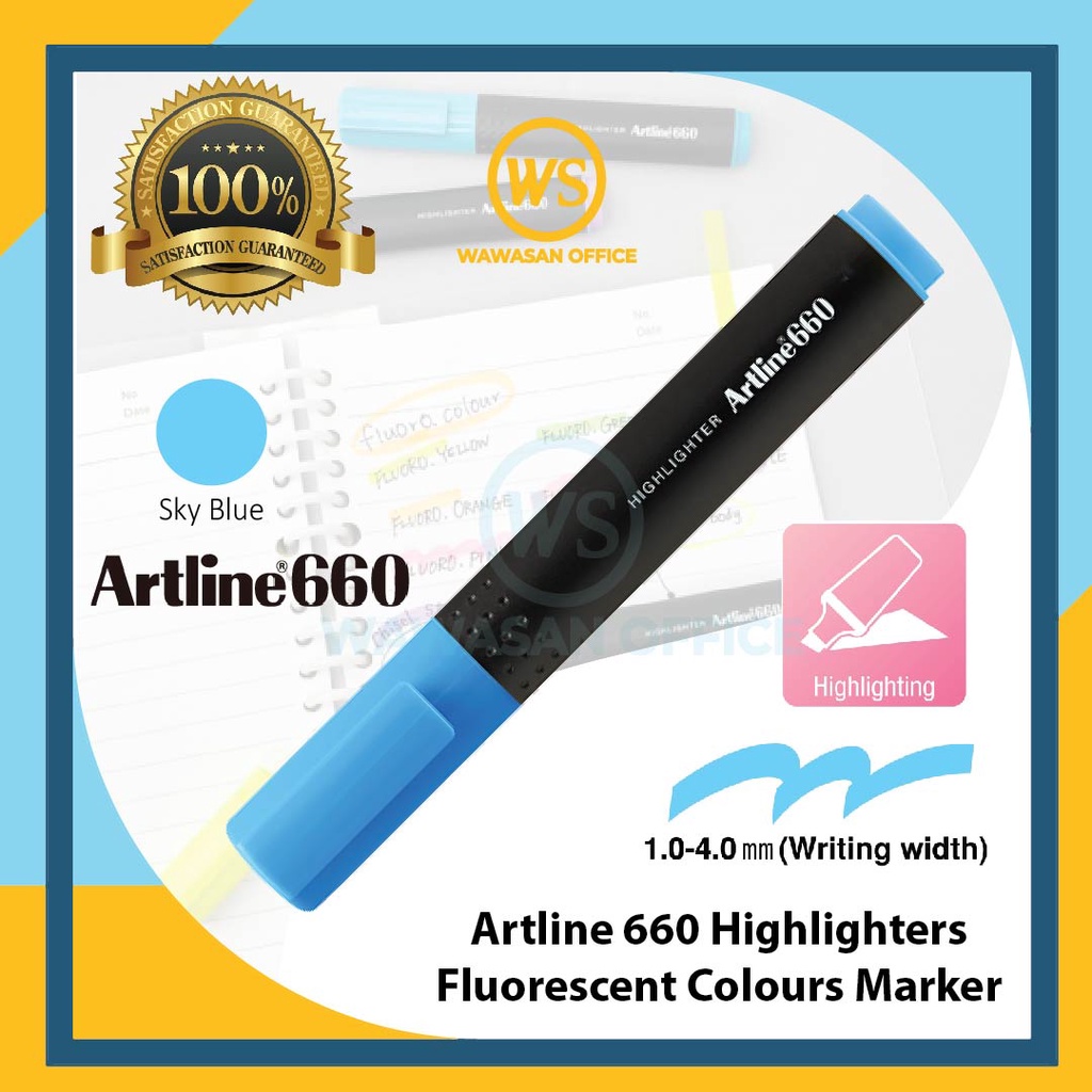 Artline 660 Highlighter Artline Highlighter Highlighter Pen