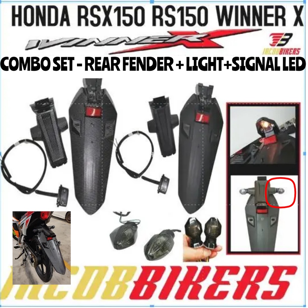 Honda Winner X Rs Rsx Ekor Rear Fender Orginal Vietnal Combo Set