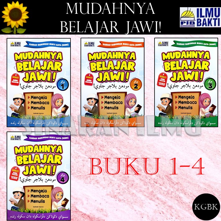 SI MUDAHNYA BELAJAR JAWI BUKU 1 4 KAEDAH GABUNGAN BUNYI KATA KGBK