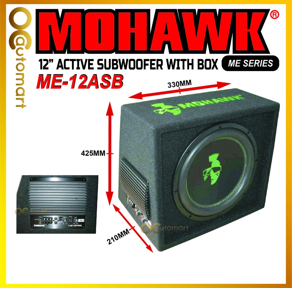 Mohawk Me Series Inch Single Voice Coil Ohm Single Magnet Subwoofer