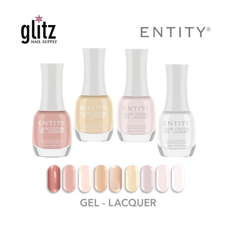 ENTITY Nail Lacquer White Nude Neutral Colors 15ml Shopee Malaysia