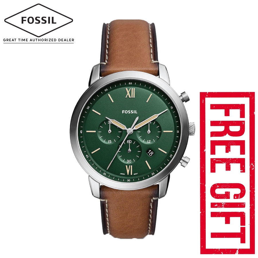 Fossil Fs Men S Neutra Chronograph Tan Litehide Leather Watch