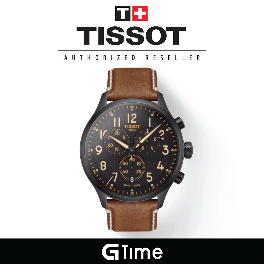 Official Warranty Tissot T Men S Chrono Xl Black