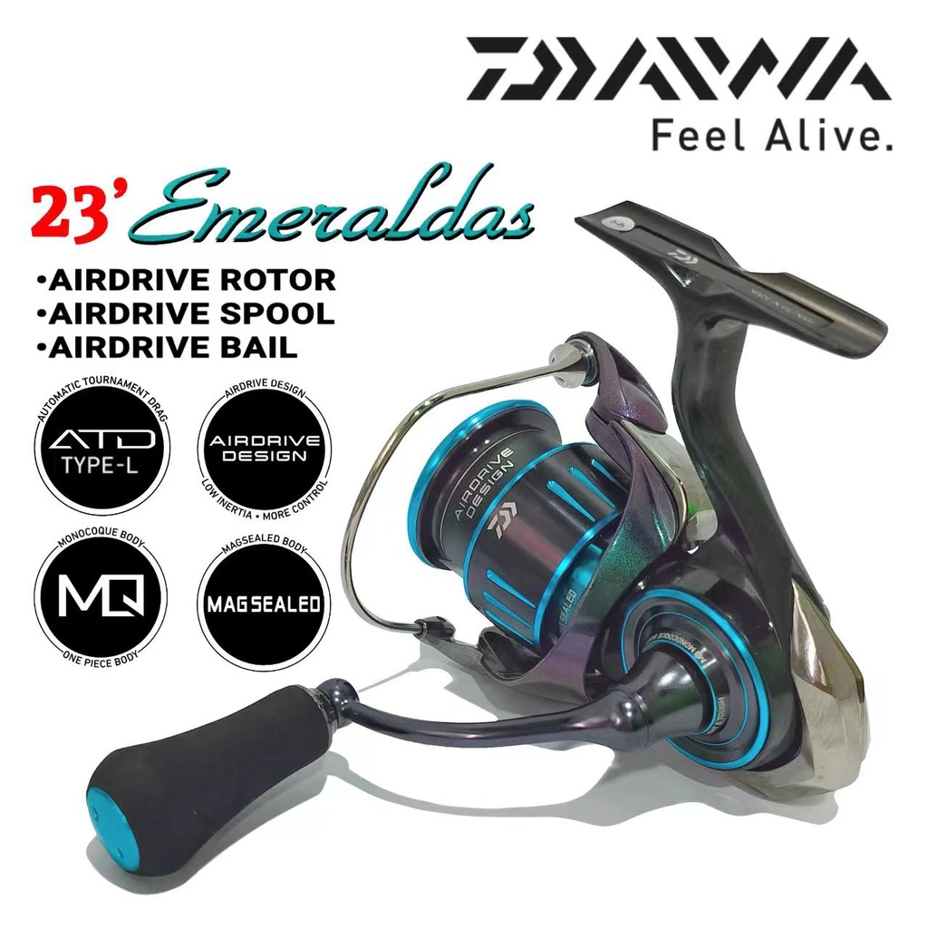 DAIWA 24 EMERALDAS X LT 23 EMERALDAS RX LT SPINNING FISHING REEL