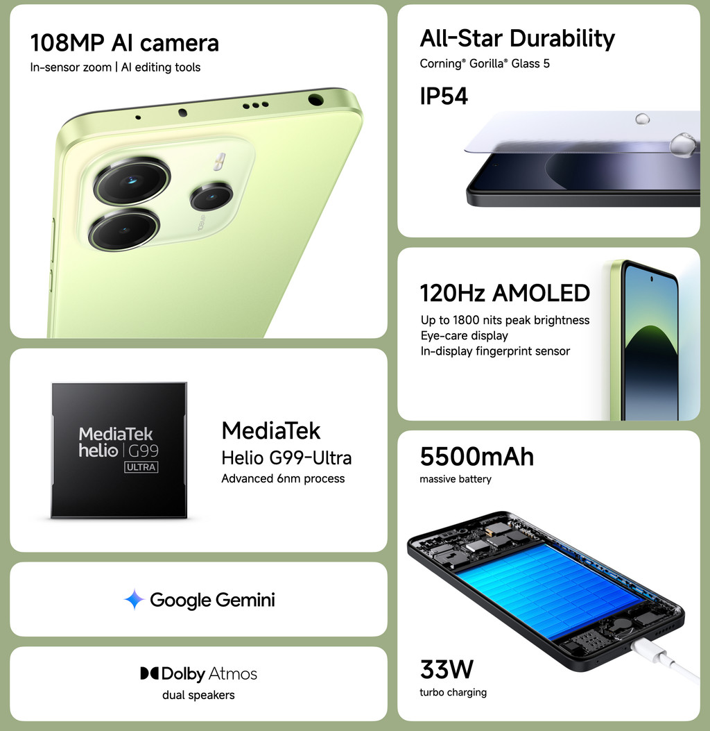 Redmi Note G Gb Gb Mp Ai Camera Mediatek Helio G