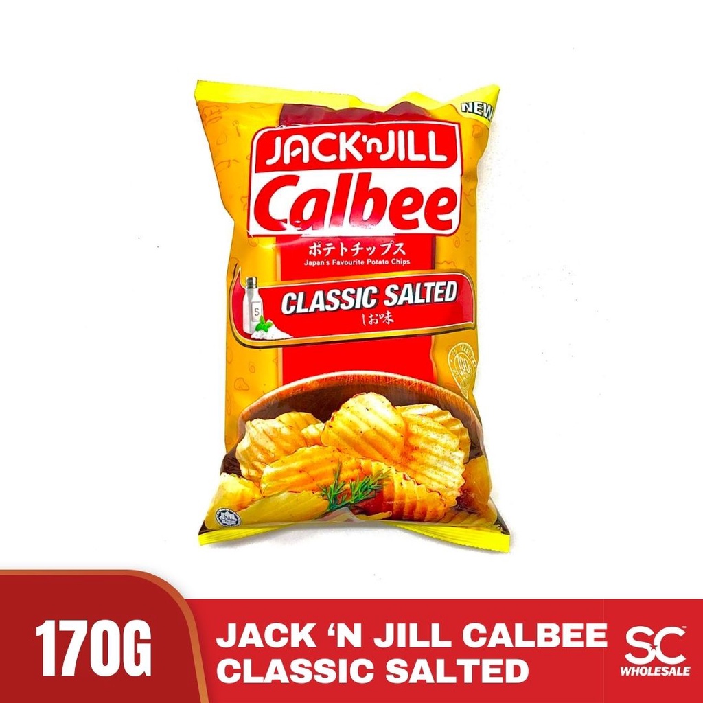 Jack N Jill Calbee Potato Chips Classic Salted 170g Shopee Malaysia