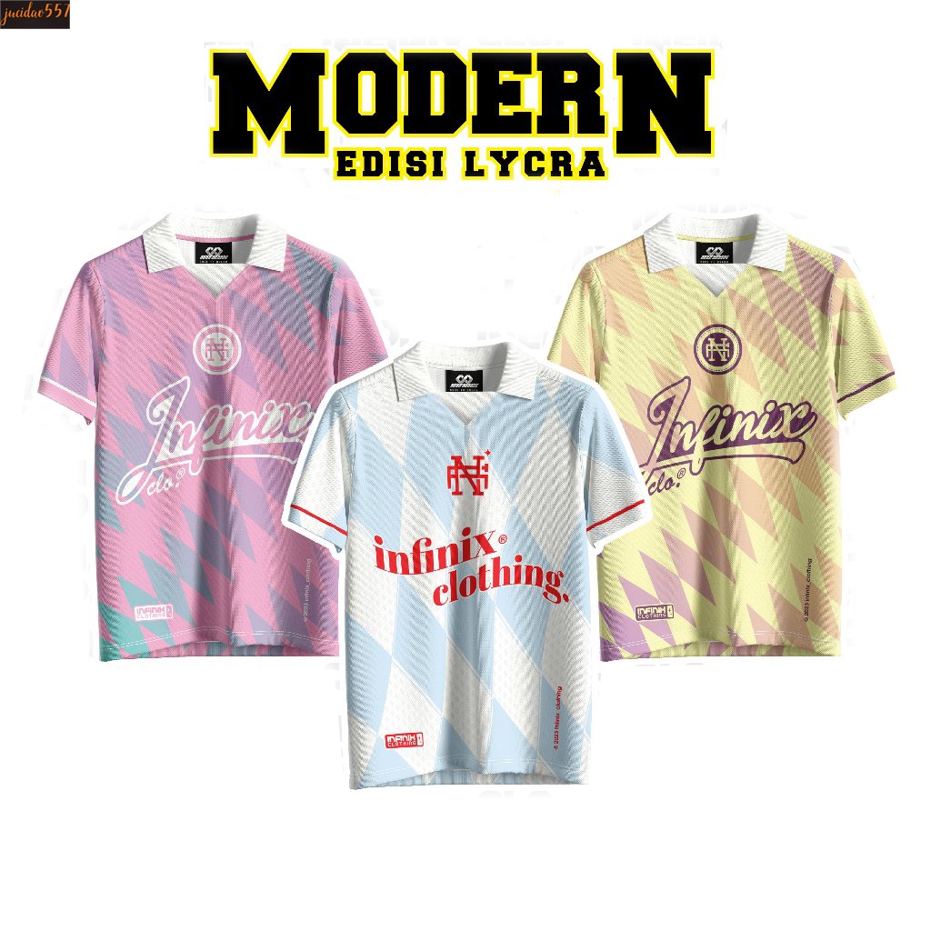 LYCRA 280 GSM Oversized Retro Streetwear Jersey EDISI MODERN Jersey