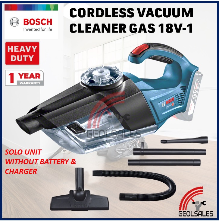 Bosch Gas V Cordless Vacuum Cleaner Solo Unit No Battery And