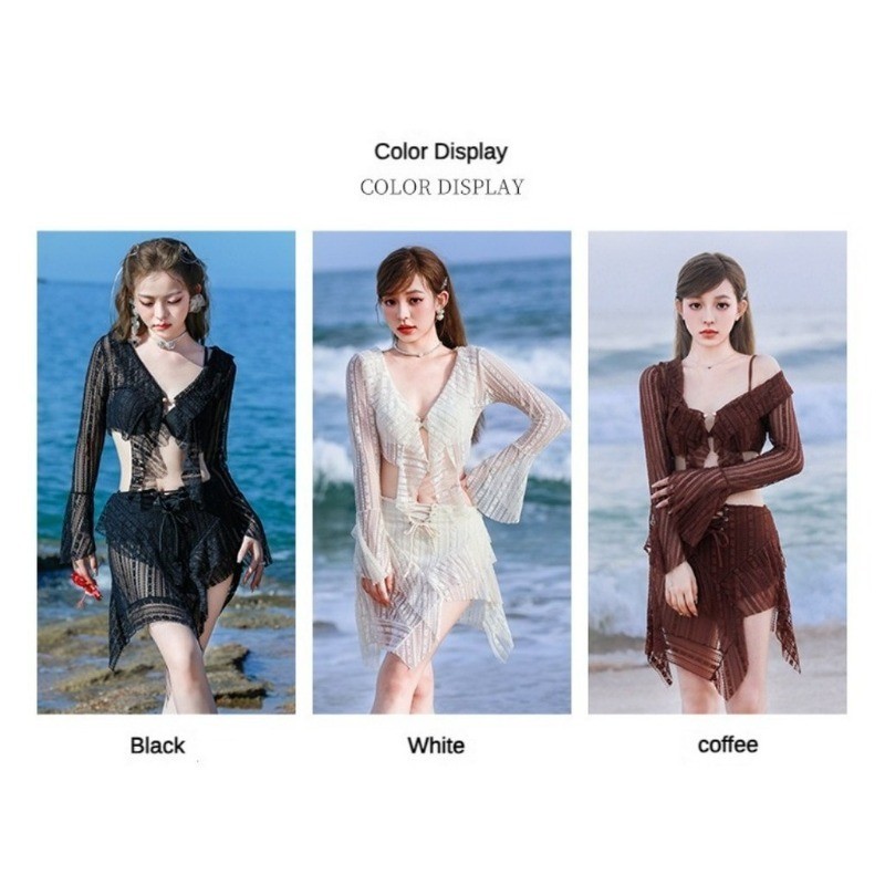 Swimsuit Women S Sexy Lace Bikini Four Piece Swimsuit Vacation Travel