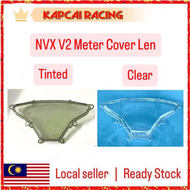 Clear Tinted Meter Len Lens Tudung Speedo Meter Speedometer Cover