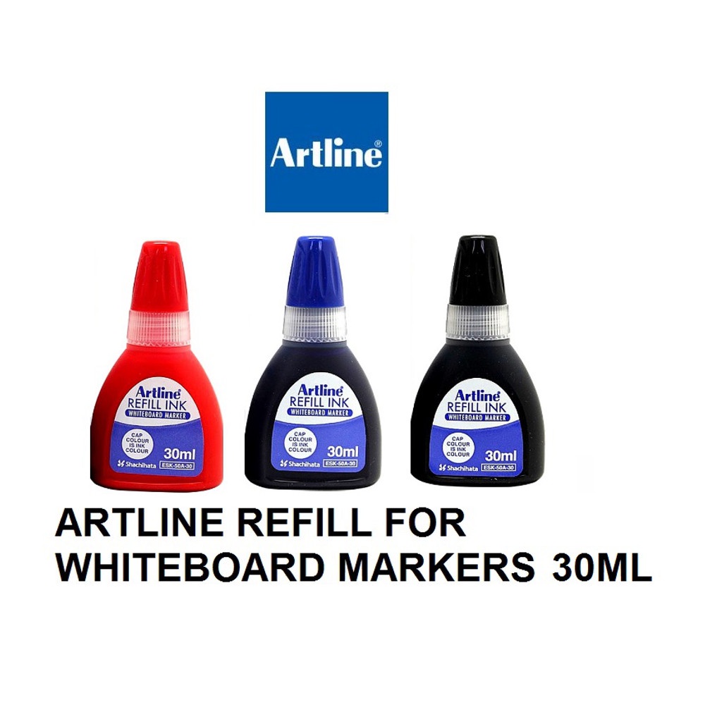 Artline Esk A Whiteboard Refill Ink Ml Black Blue Red