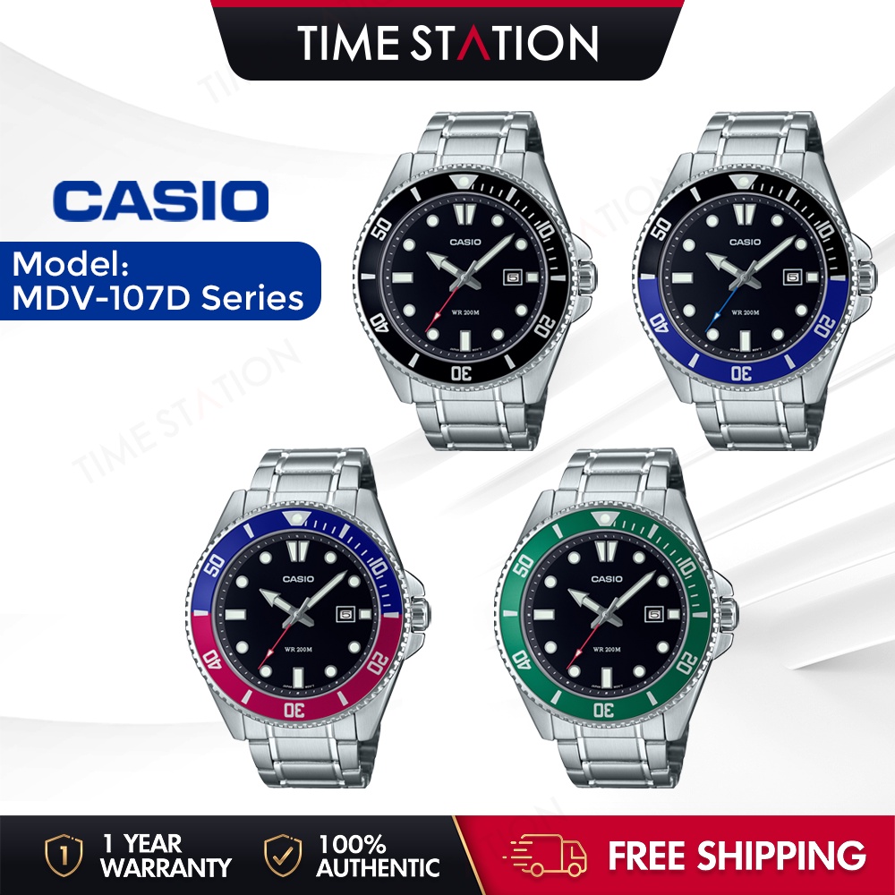 Casio Mdv D Series Fashion Business Analog Watch M Water