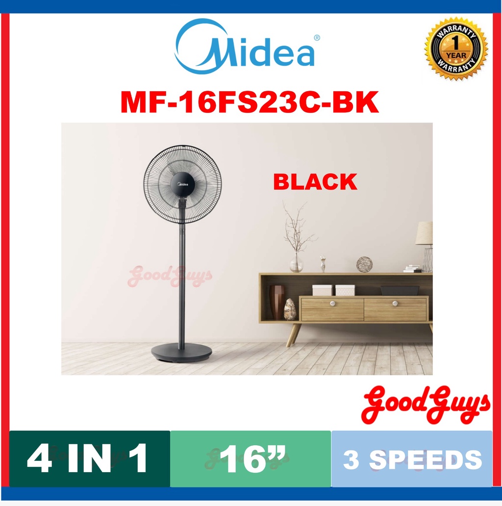 Midea MF 16FS23C BK 16 Stand Fan MF 16FS23CBK MF16FS23C BK