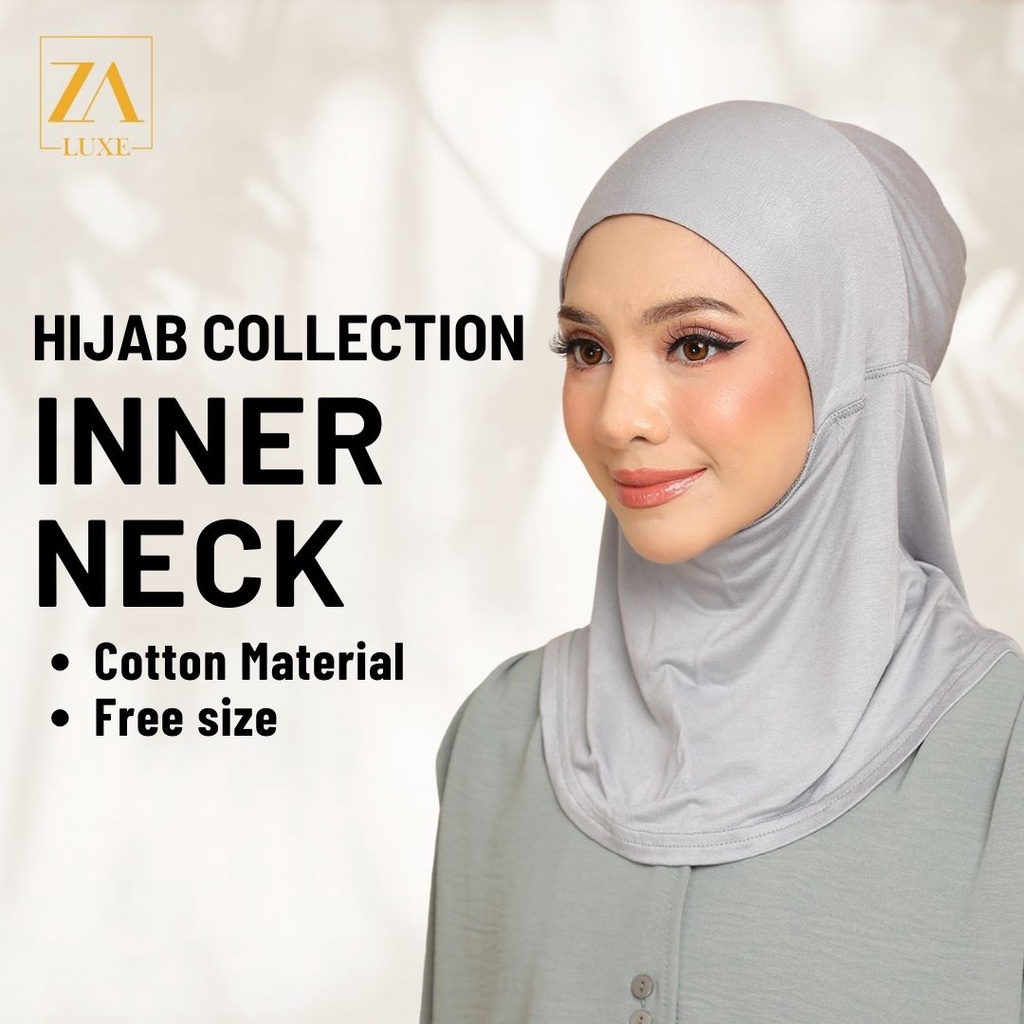 ZOE ARISSA TUDUNG INNER HIJAB RAYA HAJI 2024 Shawl Bawal Inner Cotton