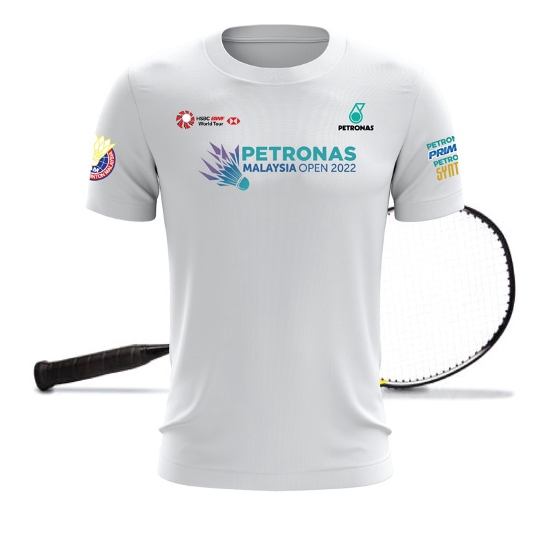 PETRONAS HSBC BADMINTON OPEN DRY FIT MICROFIBER JERSEY OUTDOOR SHIRT