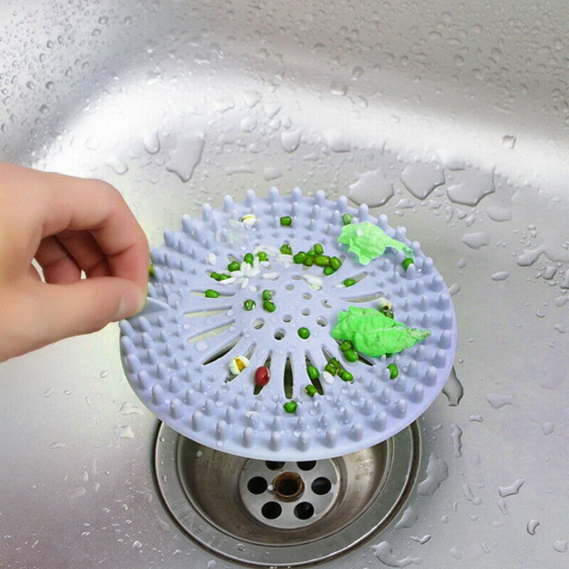 Silicone Sink Anti Blocking Drain Strainer Filter Deodorize Cover