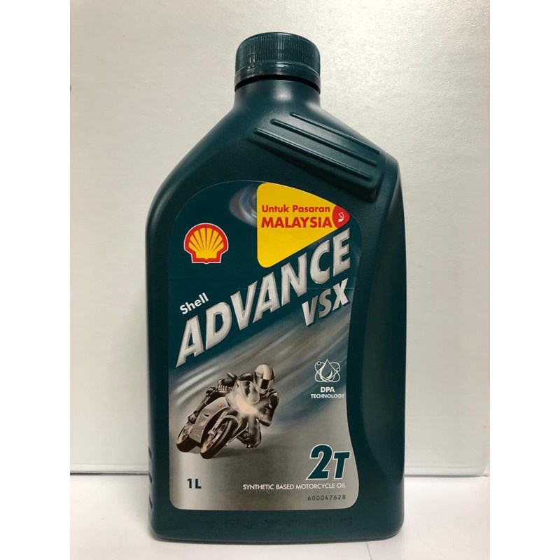 1L SHELL ADVANCE VSX 2T MINERAL SYNTHETIC BASED MOTORCYCLE OIL PEWANGI