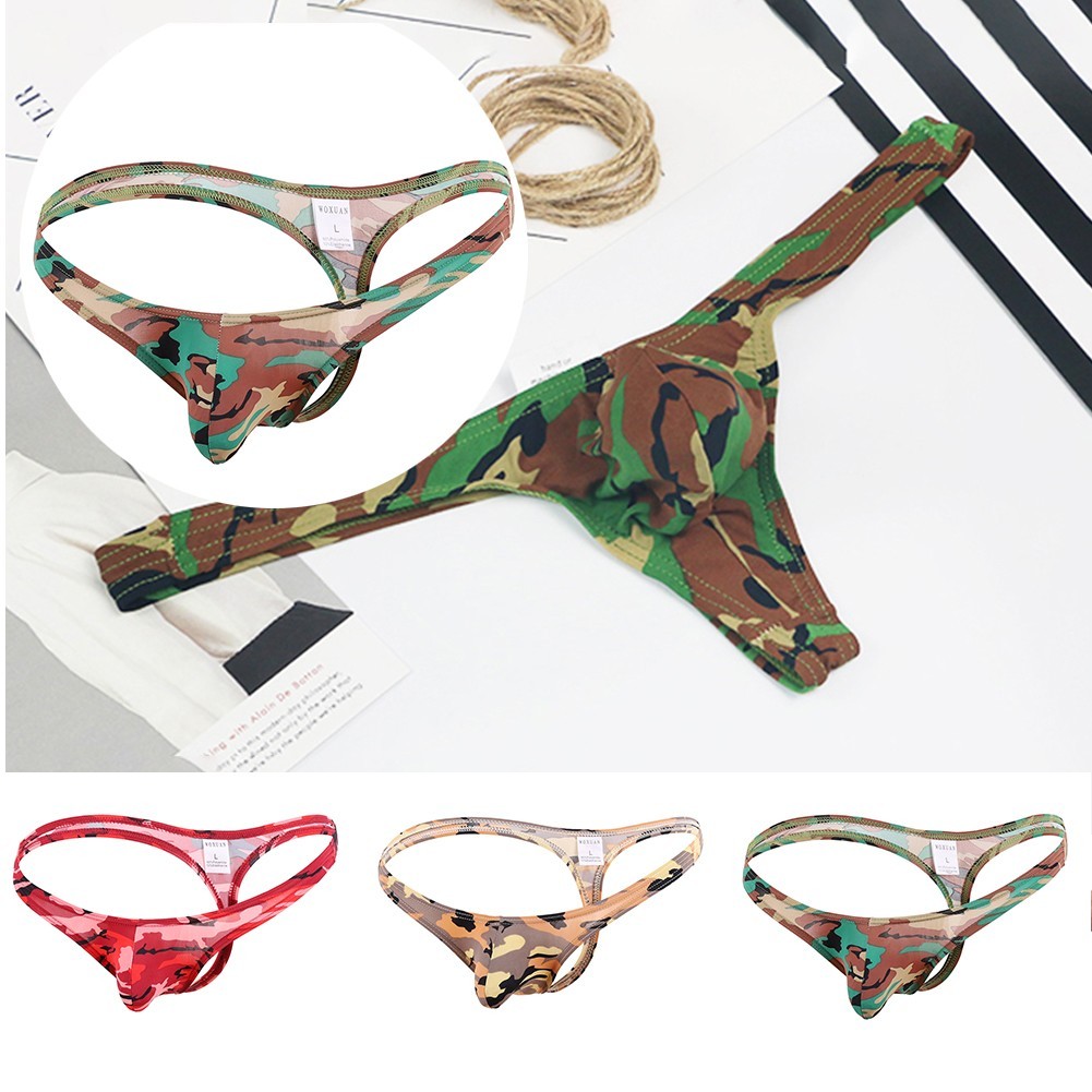Fstyle Mens Sexy Briefs Swim G String Low Rise Sexy Bikini Beachwear