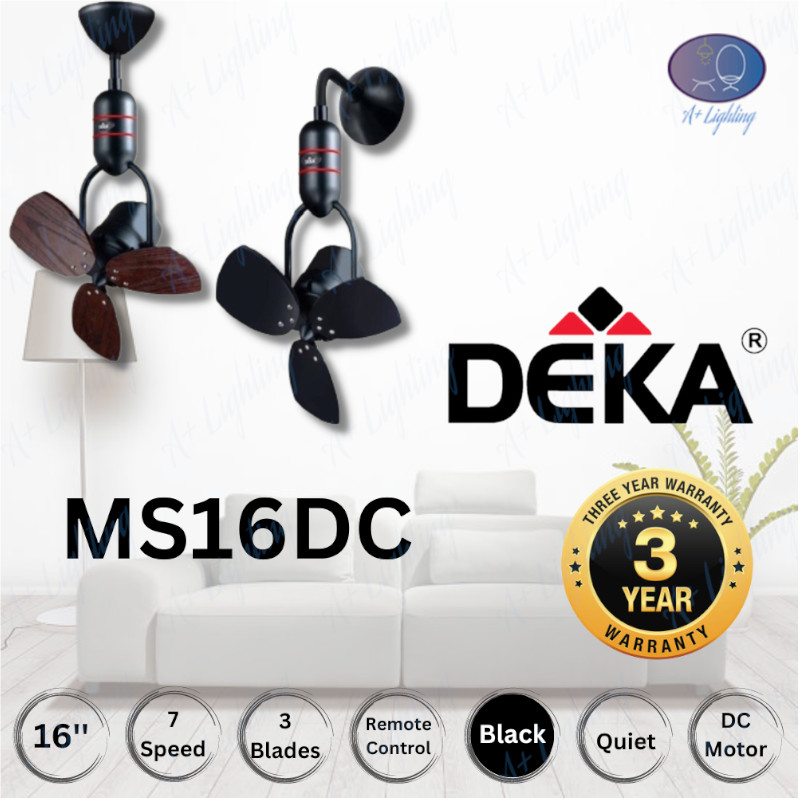 Deka Ms Dc Ceiling Fan Wall Fan With Remote Control Blades