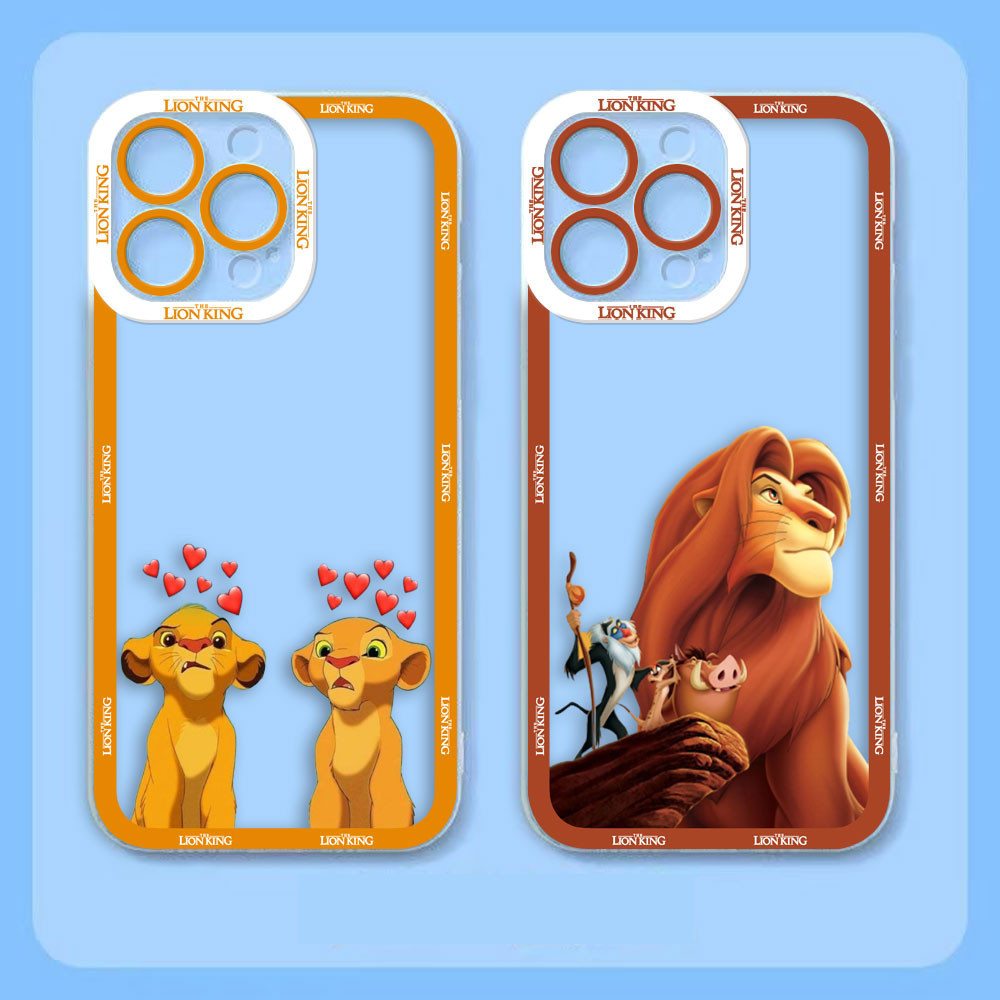 Disney S The Lion King Simba Cover Clear Angel Eyes Phone Case For