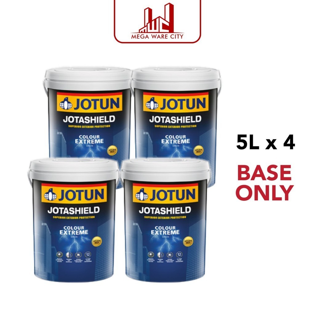 JOTUN Jotashield Colour Extreme Base Only 5L 4 Units Box Anti Algae