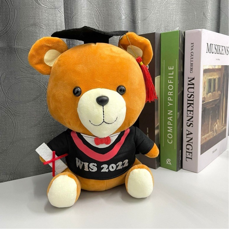 Add Nama 22cm 9inch Name Graduate Teddy Bear Convo Bear Bouquet Gift