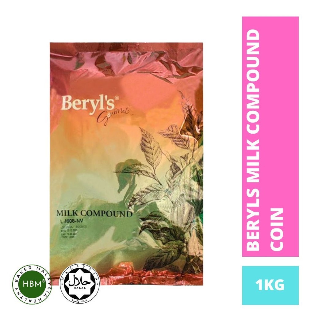 Beryls Chocolate Compound Coins Milk Dark Coin White Kg G Coklat