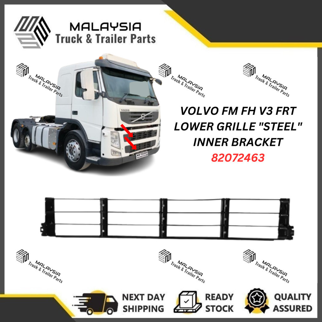 Volvo Fm Fh V Version Front Lower Grille Steel Lorry Truck