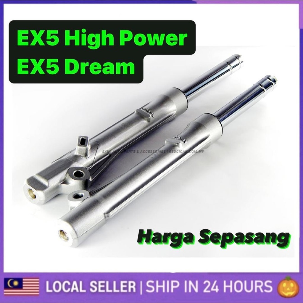 Honda EX5 HP HI POWER DREAM Front Fork Assy SET Batang Fork Depan