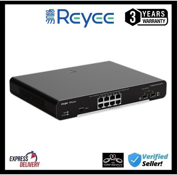 Reyee Port Gigabit With Sfp L Managed Poe Switch Ry Rg Nbs