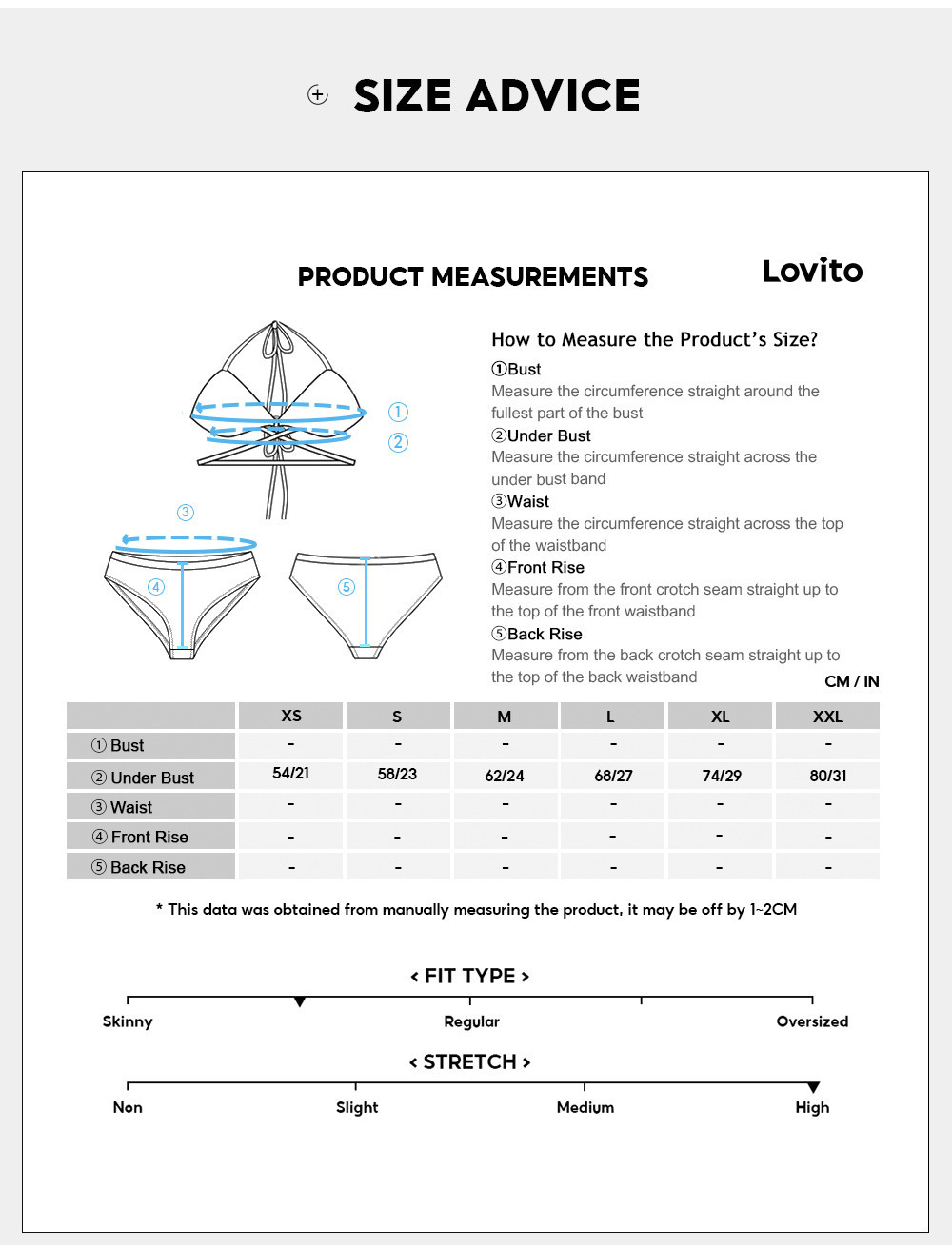 Lovito Sexy Plain Tie Back Bikini Top For Women Lnl Lovito Atasan