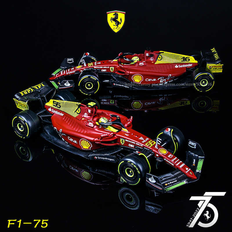 Bburago F F Th Anniversary Leclerc Sainz Formula