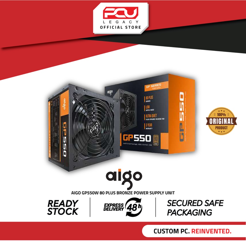 Aigo Gp W Plus Bronze Power Supply Unit Shopee Malaysia