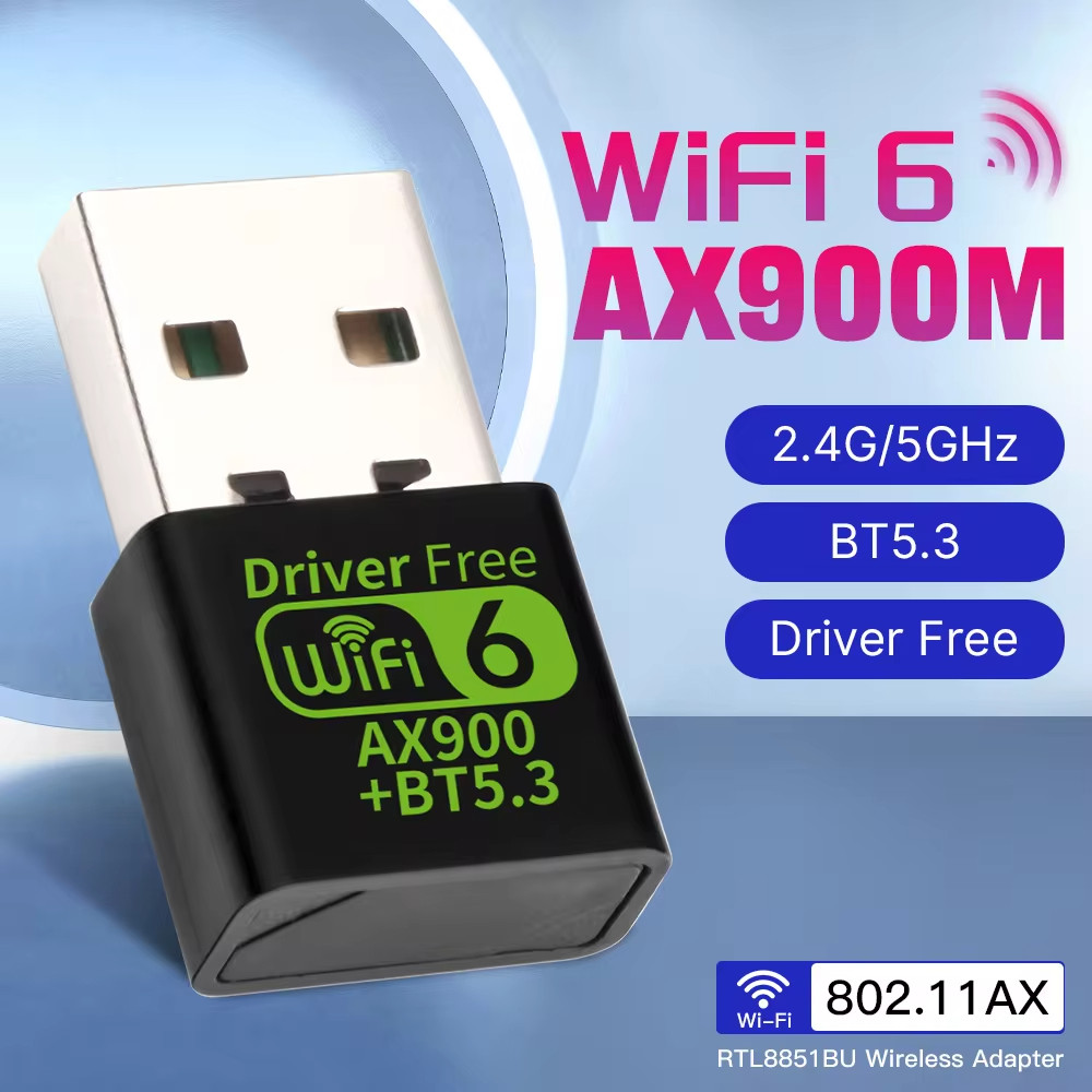 Ready Stock Adapter Usb Wifi Ax Bluetooth Wireless Tourist