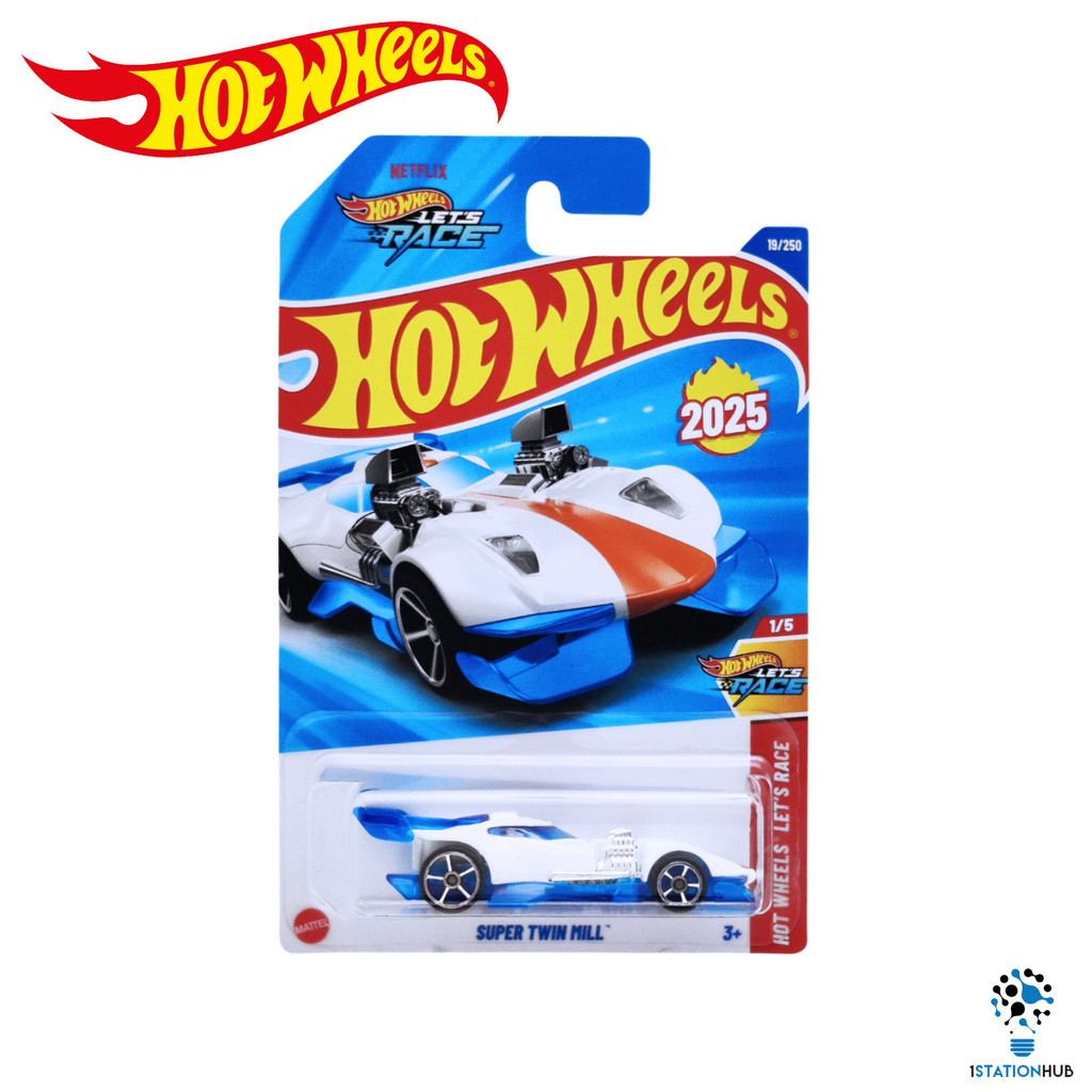 Hot Wheels LET S RACE Super Twin Mill Car Hotwheels Mattel Collector
